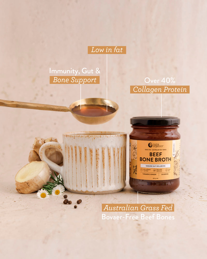 Beef Bone Broth Concentrate Turmeric Ginger