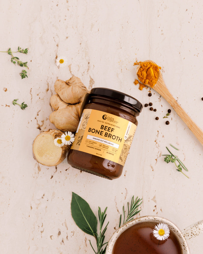 Beef Bone Broth Concentrate Turmeric Ginger
