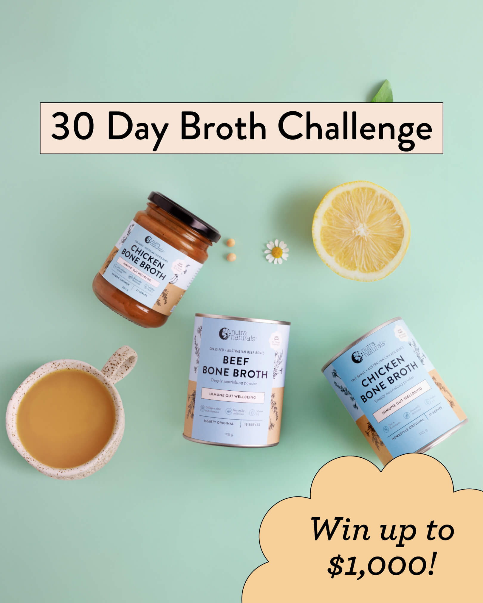 30 Day Broth Challenge Bundle + Free Shipping