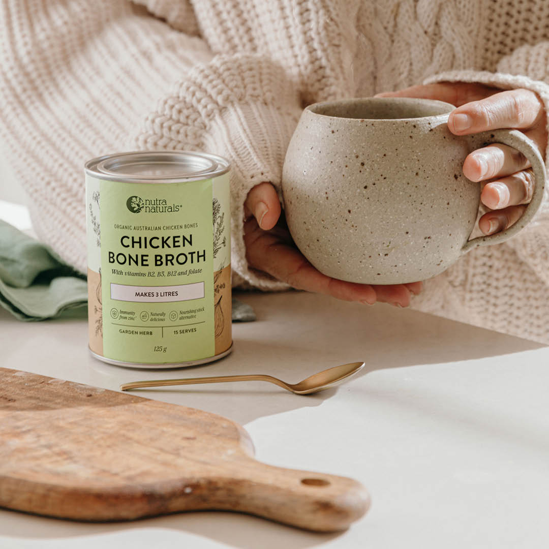 Chicken Bone Broth Garden Herb