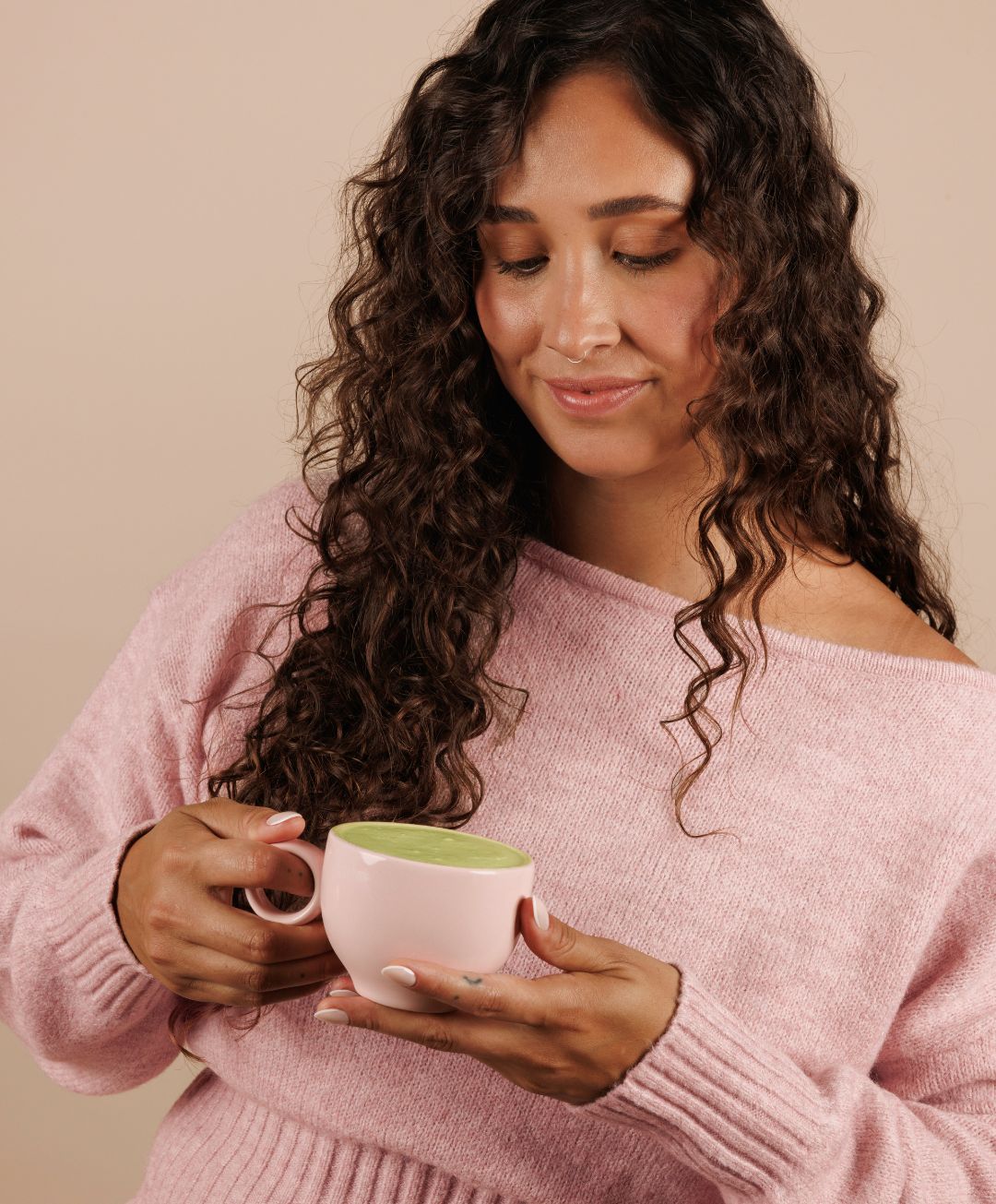 Collagen Strawberry Matcha Latte