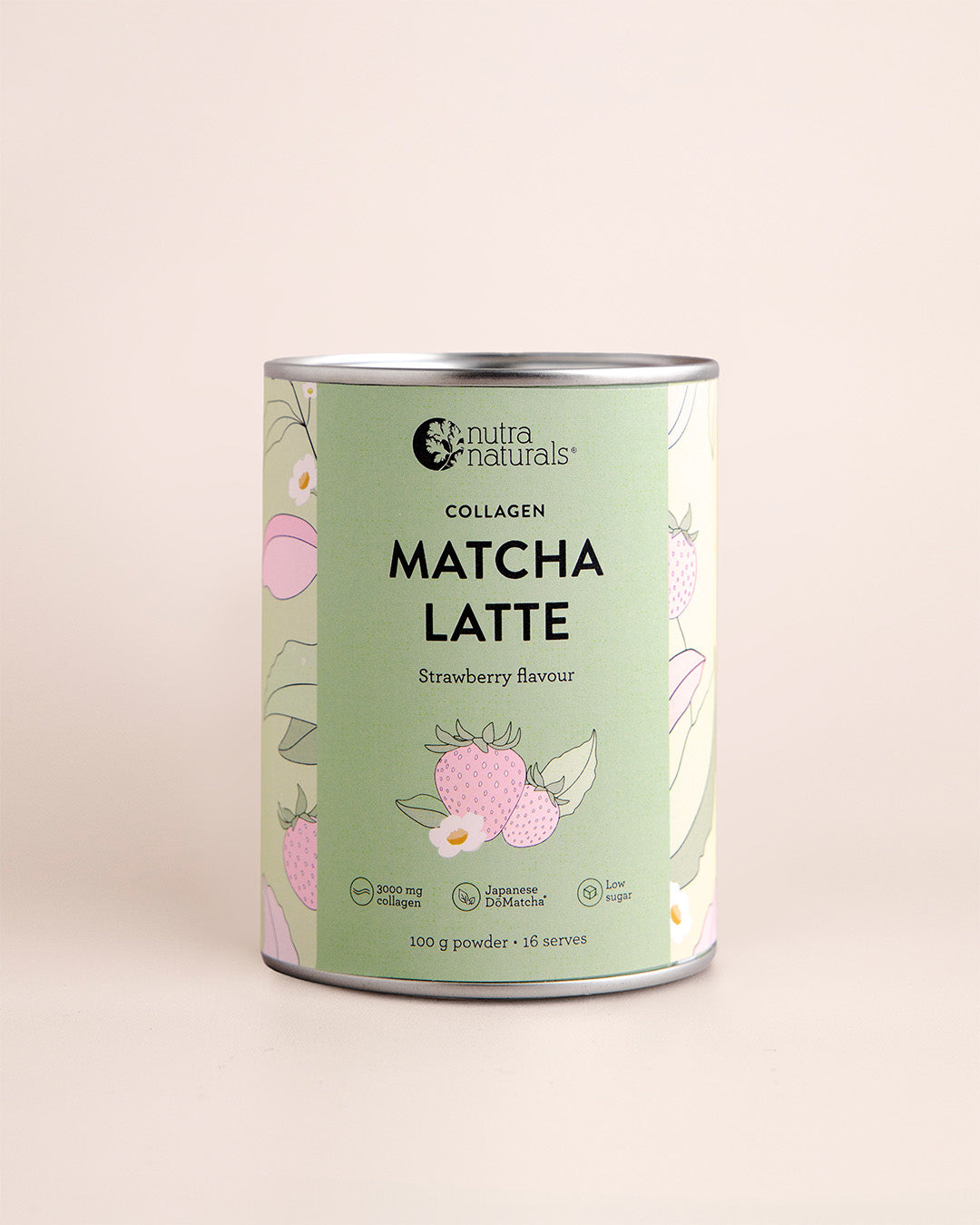 Collagen Strawberry Matcha Latte