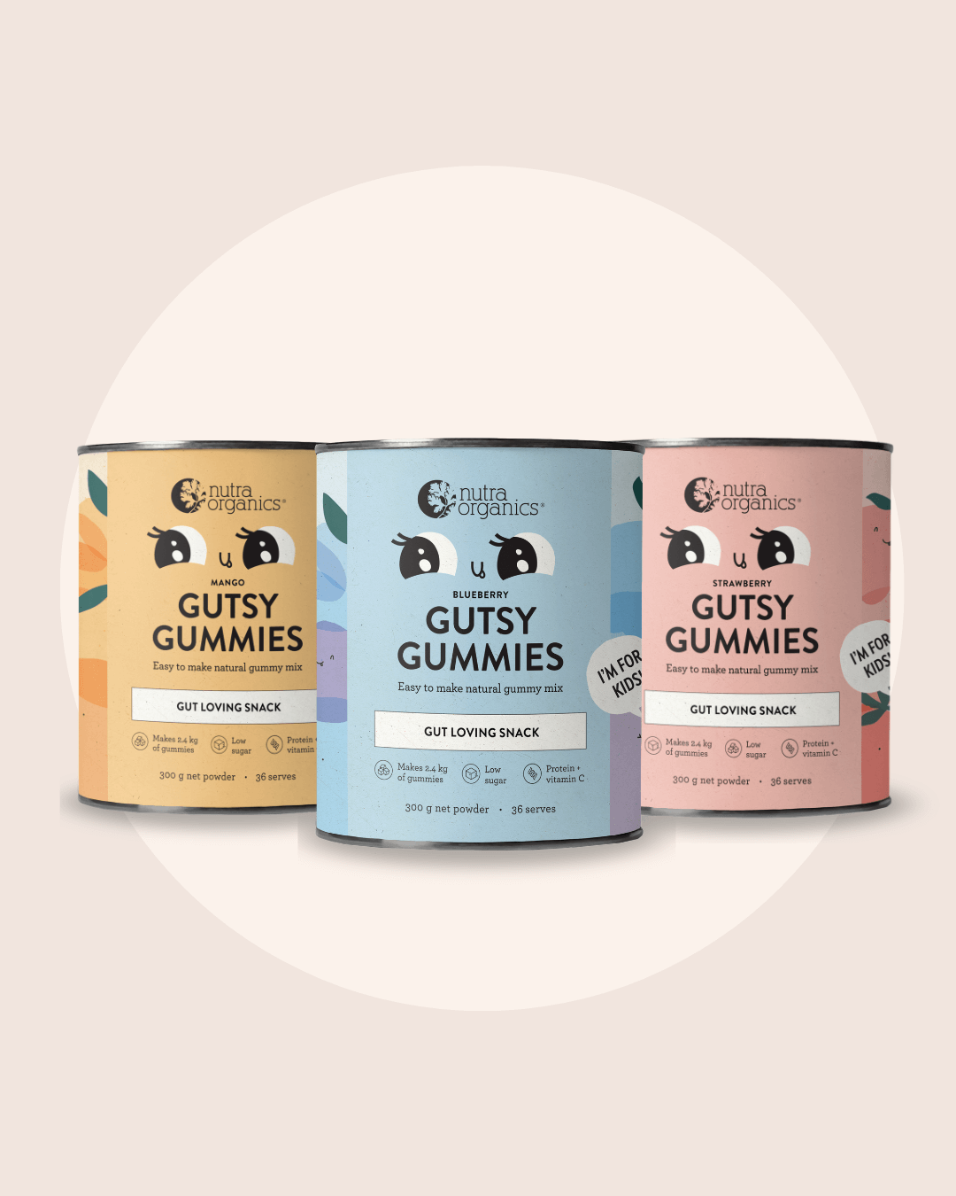 Gutsy Gummies Flavour Trio