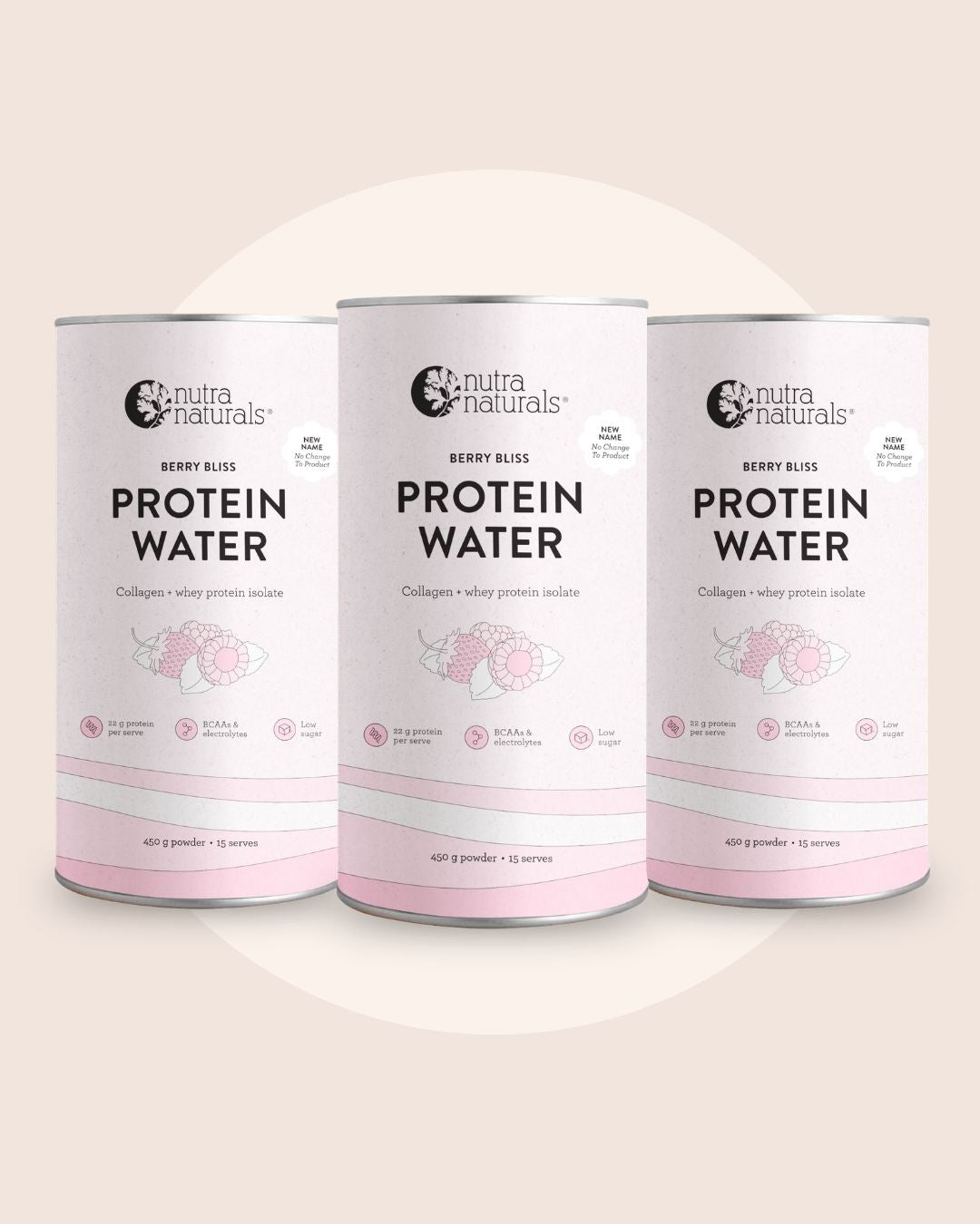 Protein Water Berry Bliss 450 g x 3