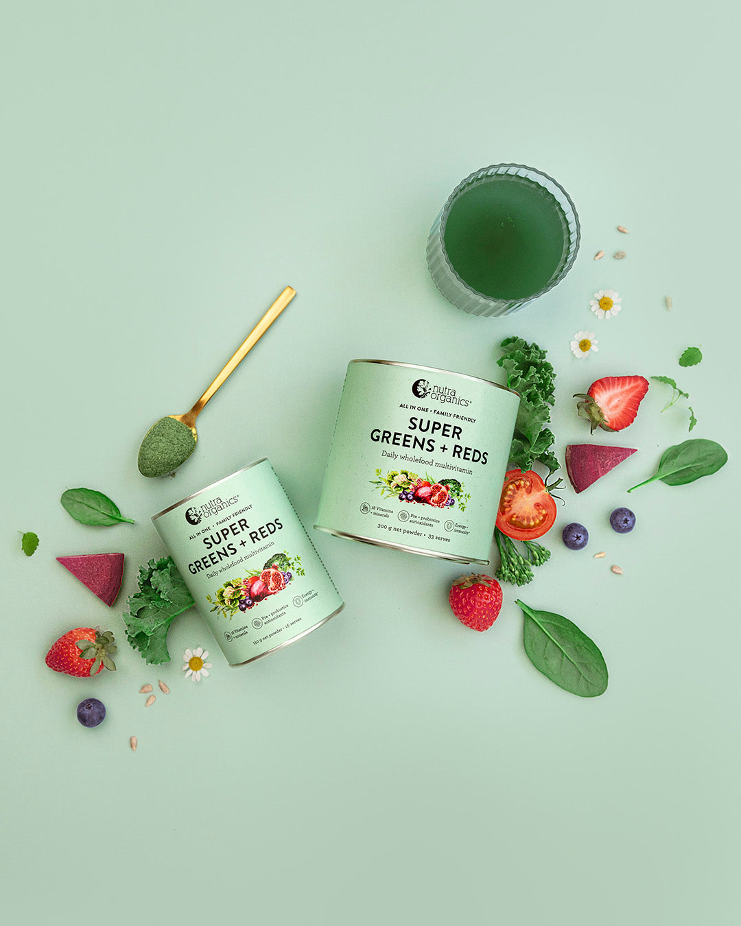 Super Greens + Reds