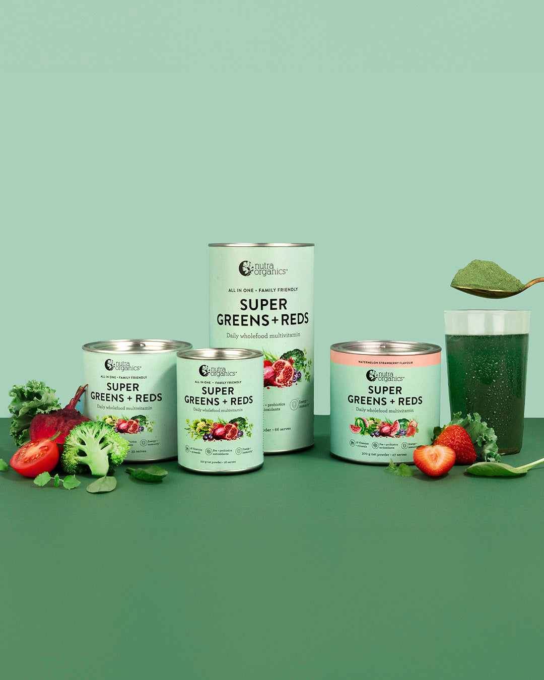 Super Greens + Reds