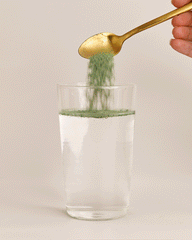 GIF: Super Greens + Reds Watermelon Strawberry