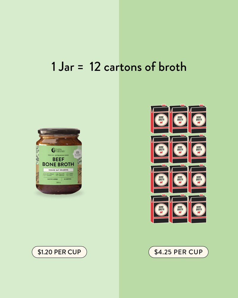 Beef Bone Broth Concentrate Native Herbs