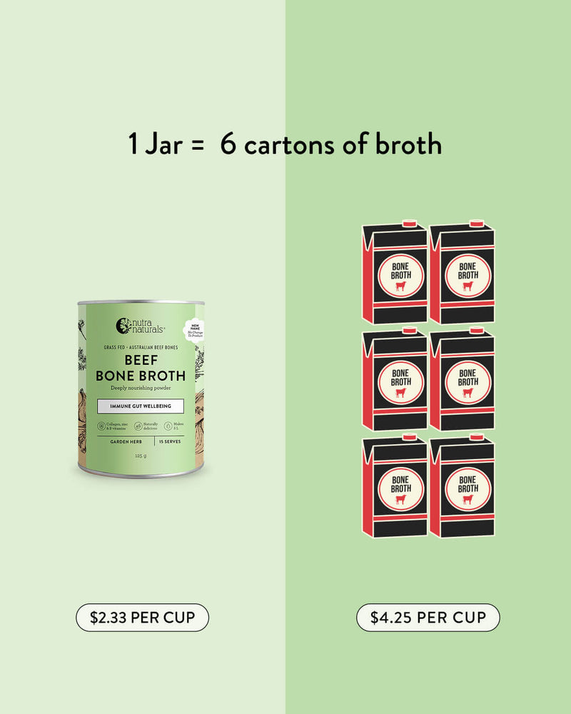 Beef Bone Broth Garden Herb