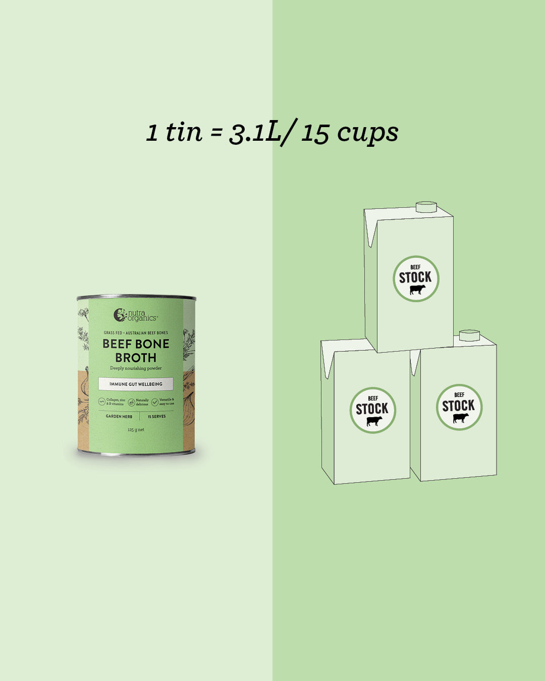 Beef Bone Broth Garden Herb