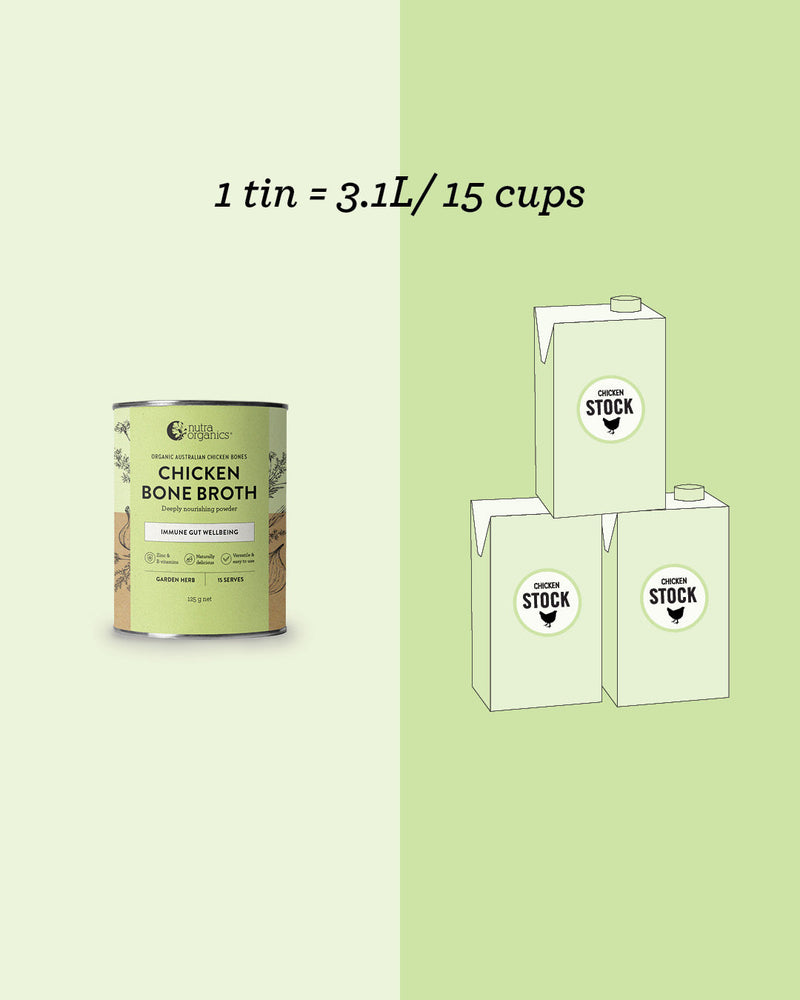 Chicken Bone Broth Garden Herb