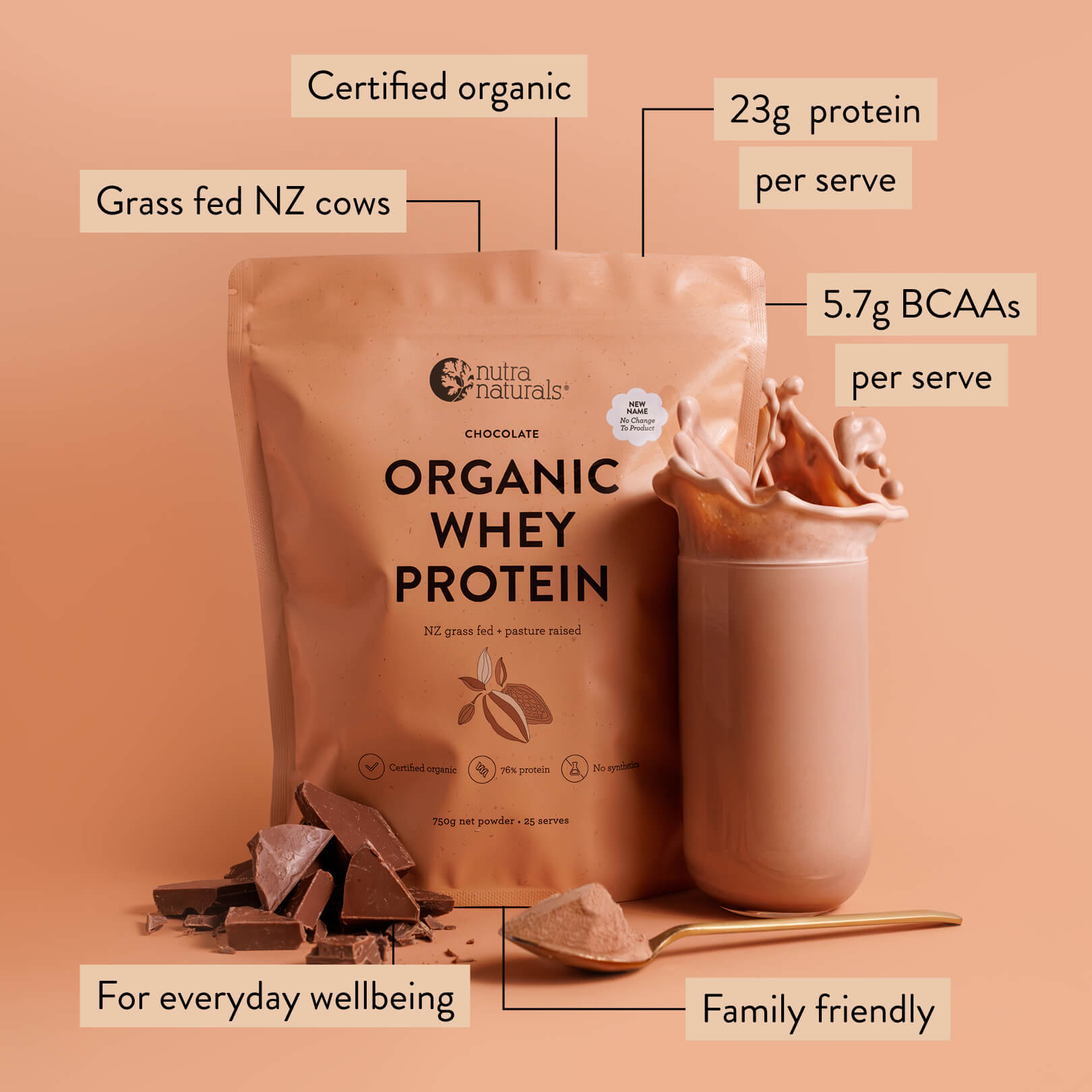 Organic Whey Protein Chocolate