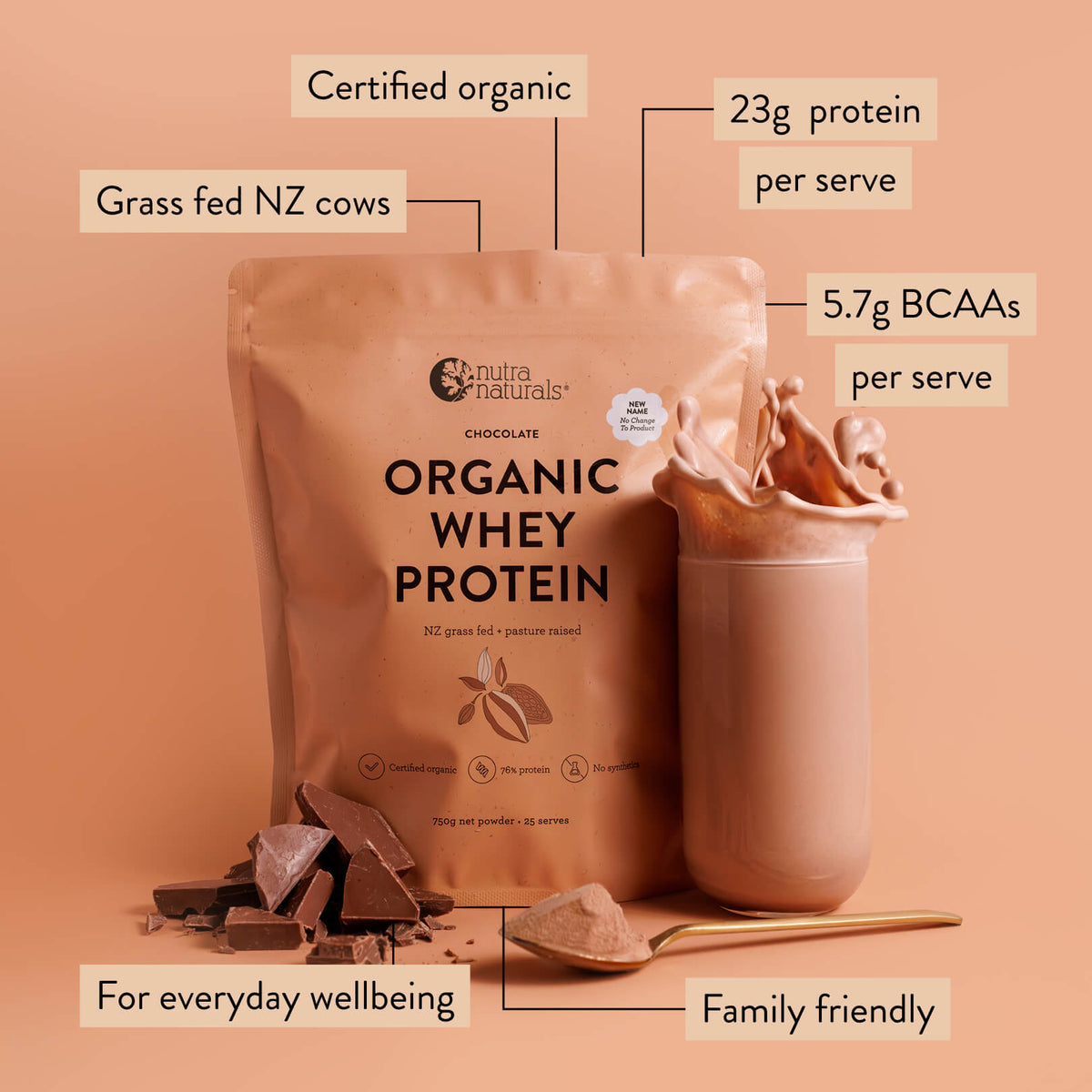 Organic Whey Protein Chocolate