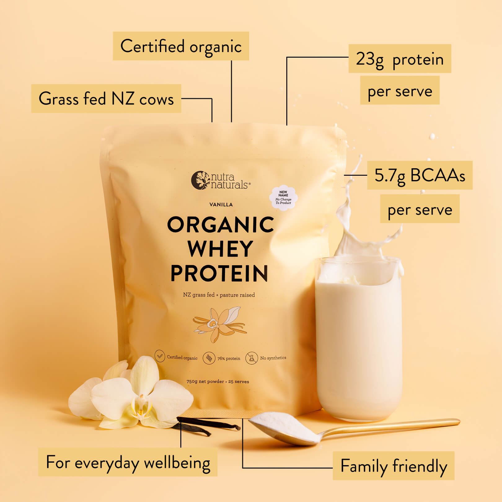 Organic Whey Protein Vanilla